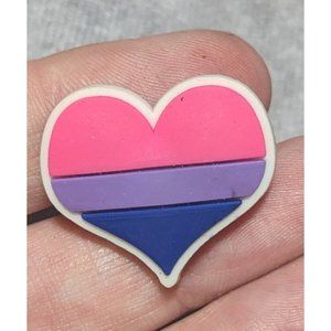 Bisexual Pride Heart Pin